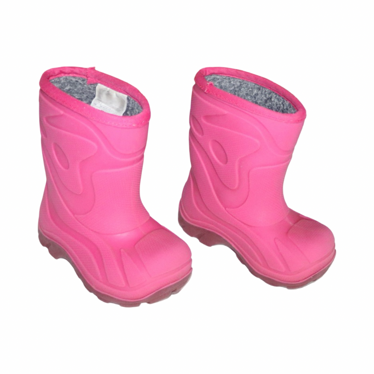 Fodrade Gummistövlar - Storlek 24 (Innermått 15.5cm) - Rosa