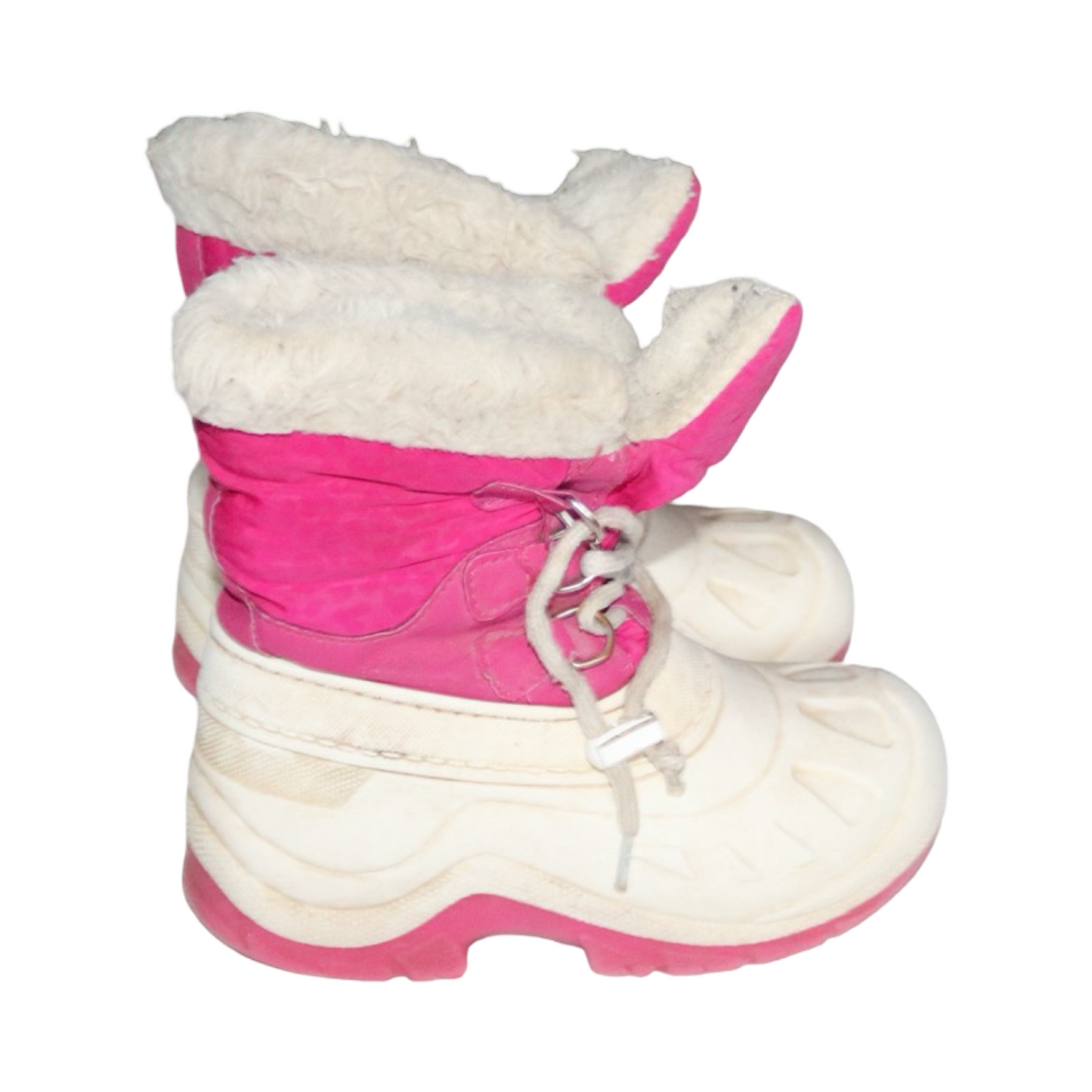 Vinterkängor från LEJON - Storlek 27/28 (Innermått 18cm) - Rosa & Vit