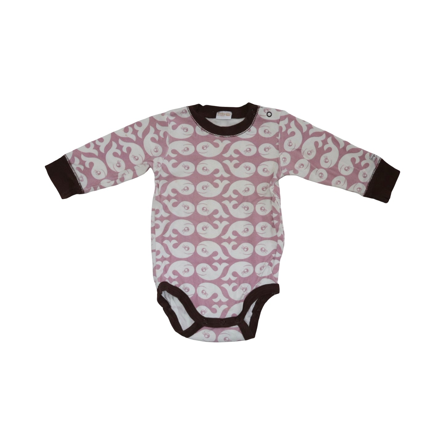Body & Byxor Matchande Set frän LINDEX - Storlek 74 - Ljusrosa & Brun (Multi)