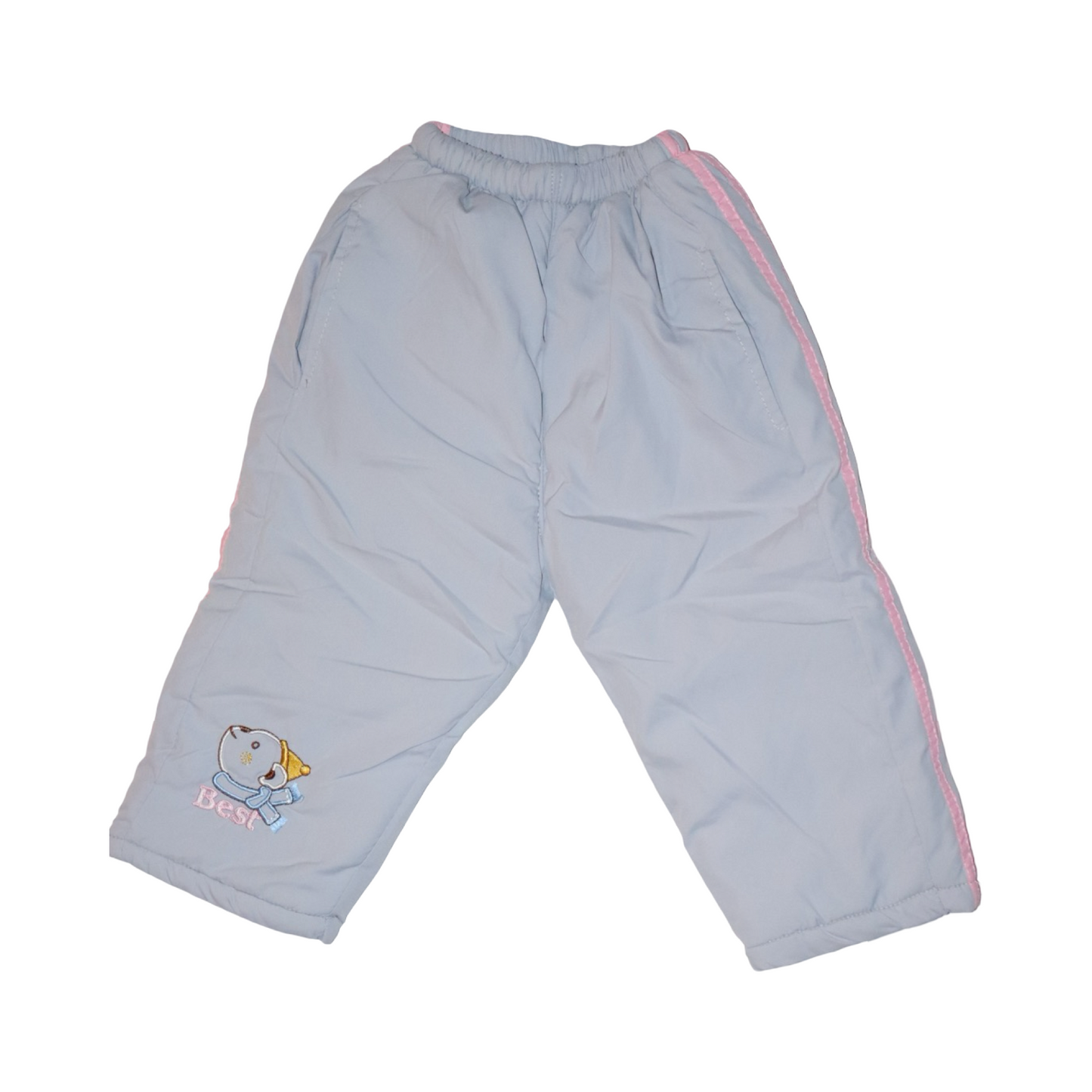 Vinter Set - Vinterjacka & Termobyxor - Storlek 86 - Rosa & Grå