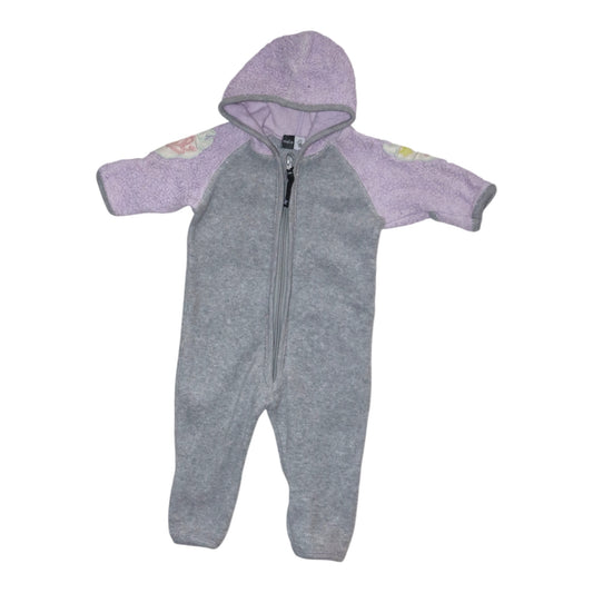 Mjuk Overall/ Jumpsuit Från molo - Storlek 62 - Ljusgrå & Ljuslila