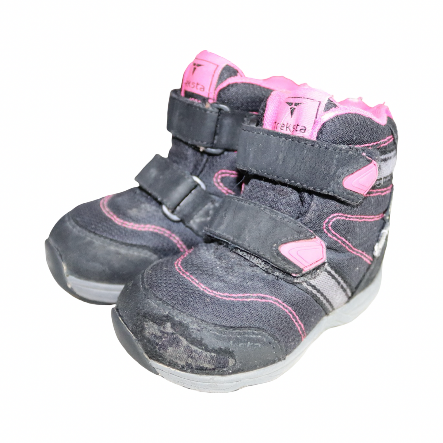 Vinterkängor från Treksta - Storlek 23 (Innermått 14cm) - Rosa & Svart