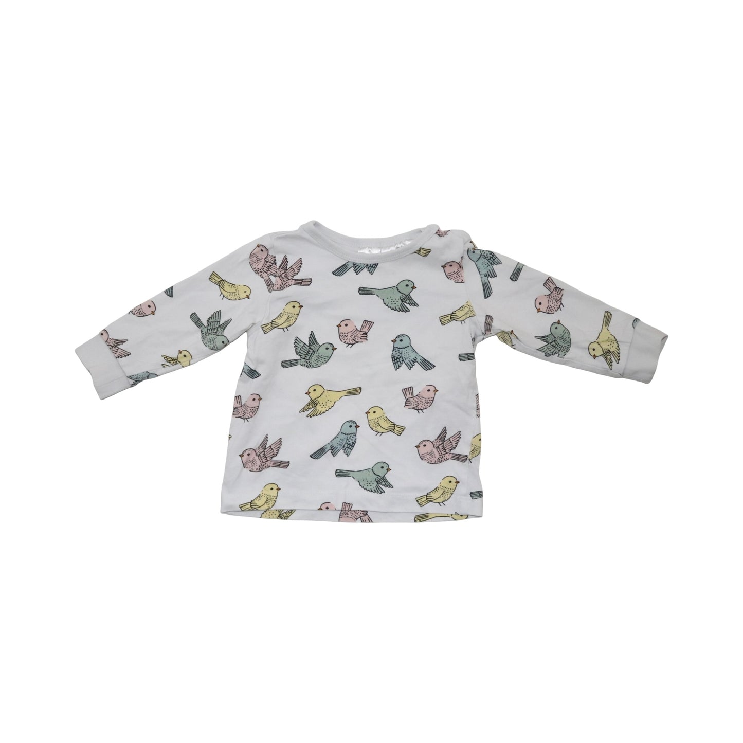 Pyjamas Tröja & Byxor Matchande Set från H&M - Storlek 68 - Vit (Multi)