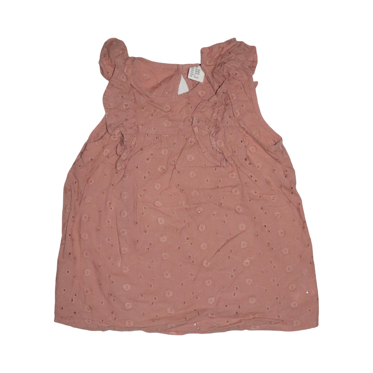 Kortärmad Blus från H&M - Storlek 92 - Rosa