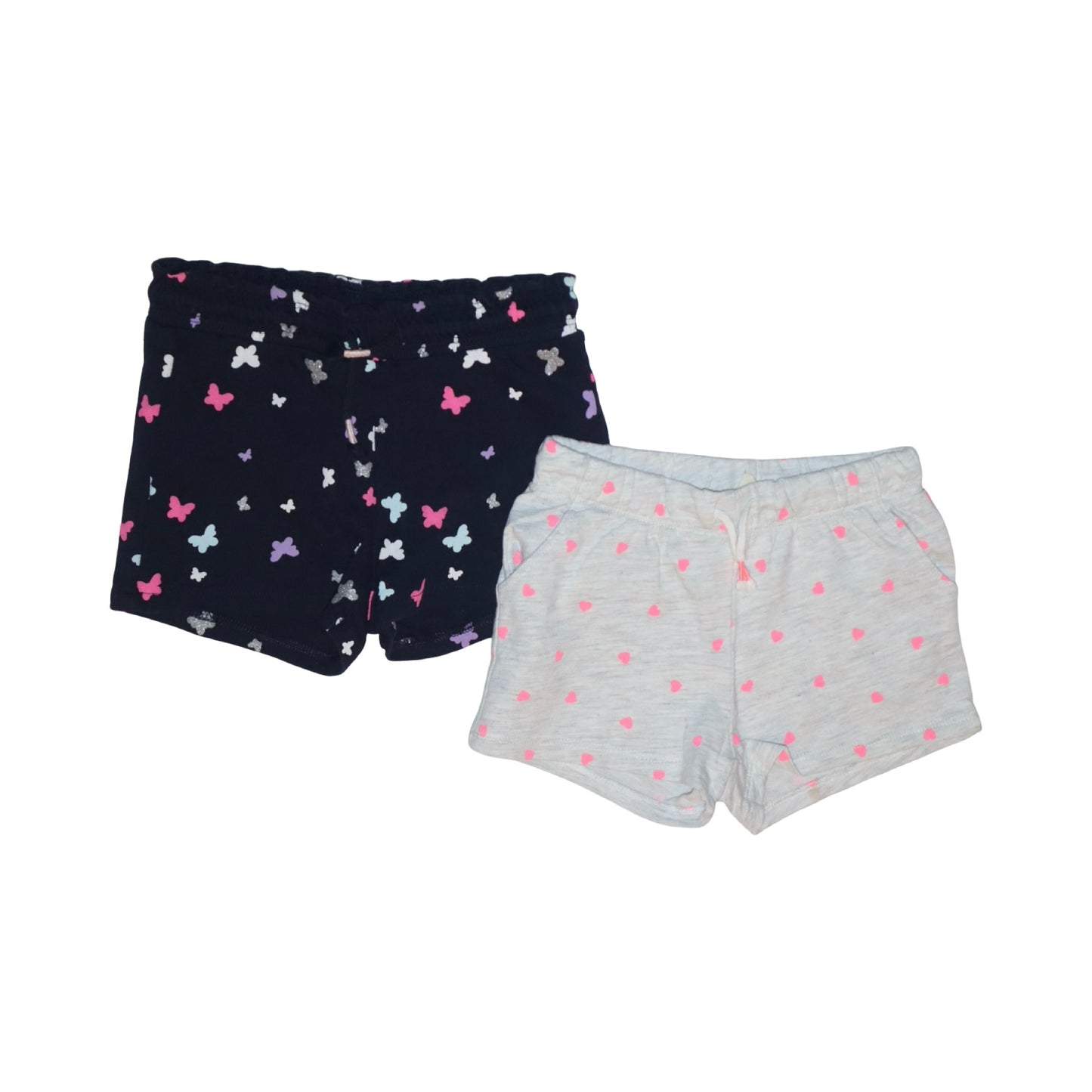 Shorts (2 Pack) från H&M - Storlek 104 - Mörkblå & Ljusgrå (Multi)