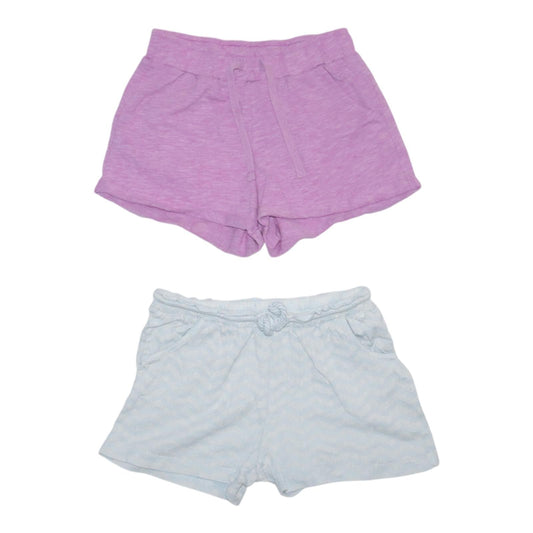 Shorts (2 Pack) från LINDEX & ÅHLÉNS - Storlek 110/116 - Ljusgrön & Lila