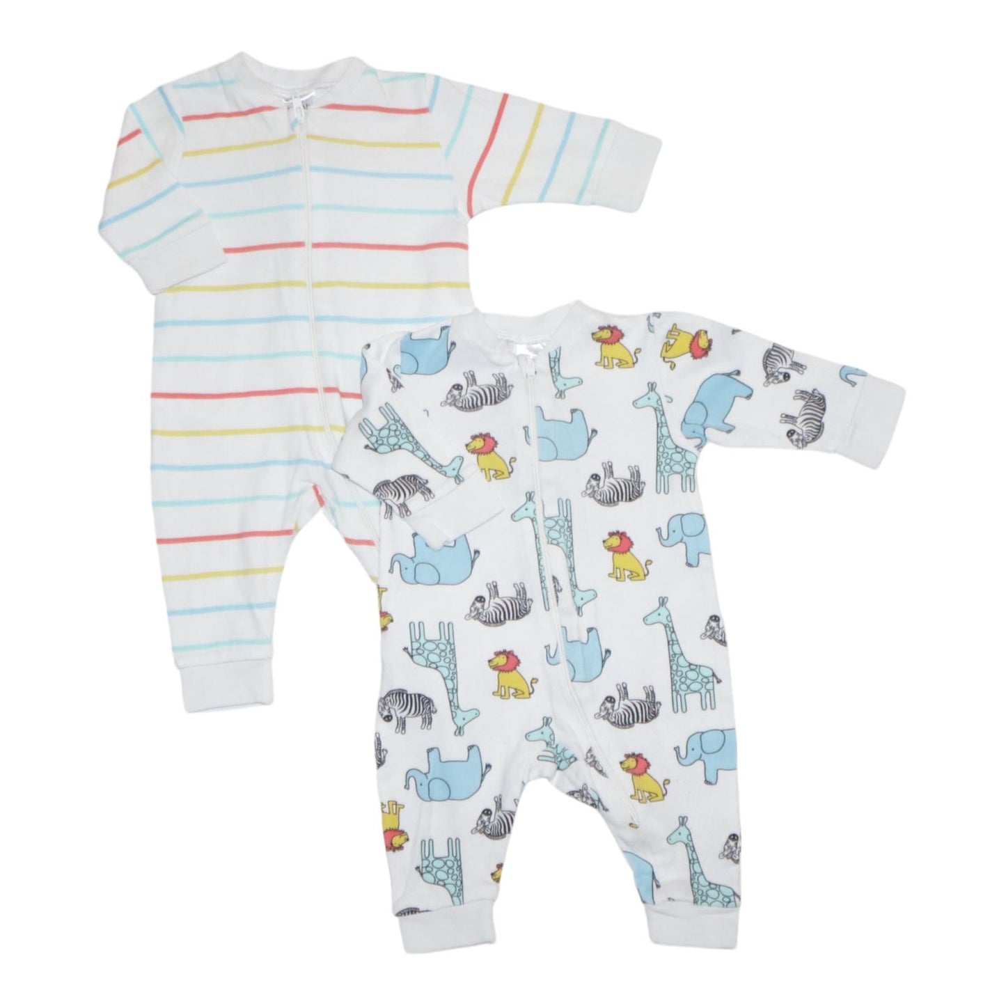 Pyjamas (2 Pack) från KappAhl - Storlek 50/56 - Vit (Multi)