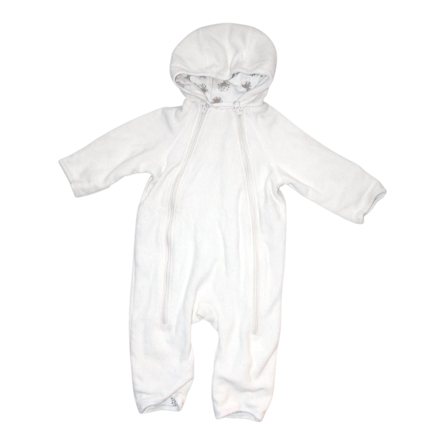 Mjuk Overall från minimarket - Storlek 68 - Benvit