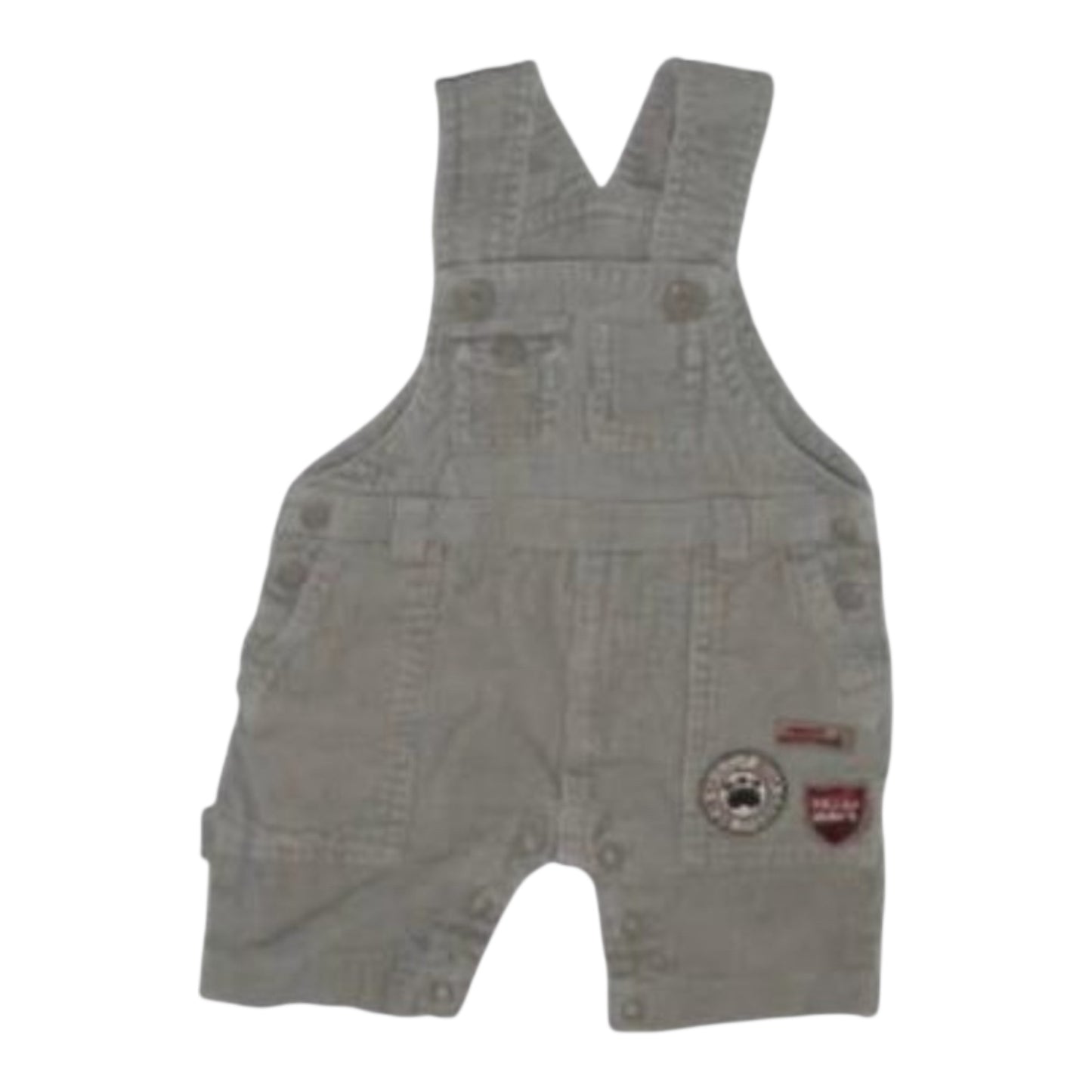 Hängselshorts - Storlek 56 - Kaki (Grå)