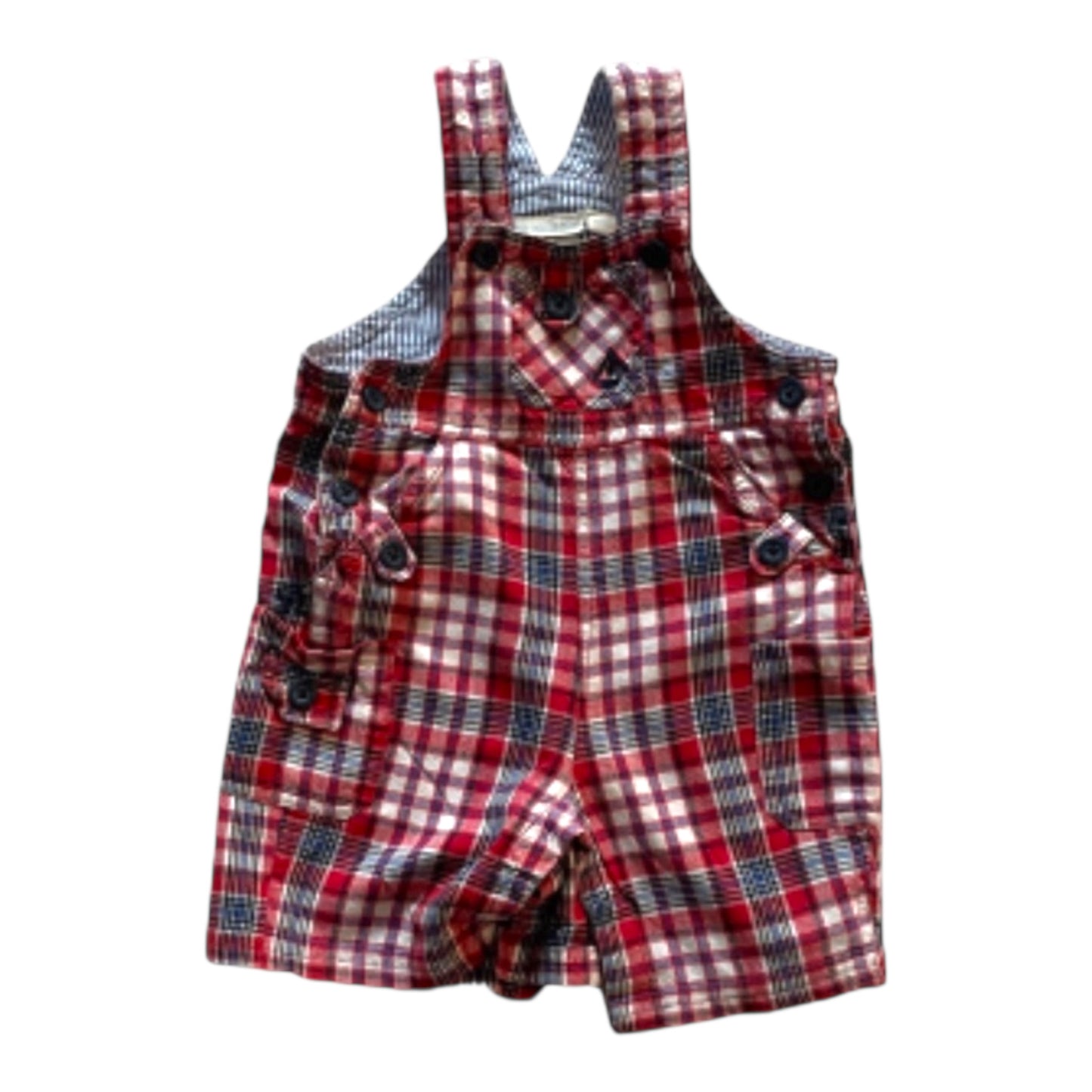 Hängselshorts från Jojo Maman - Storlek 80 - Röd