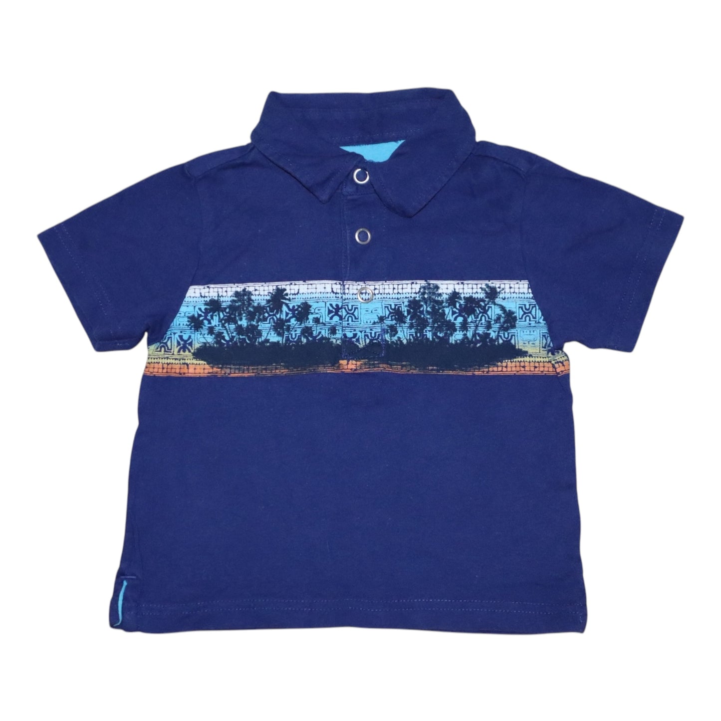 Kortärmad T-shirt från OLD NAVY - Storlek 74/80 - Blå