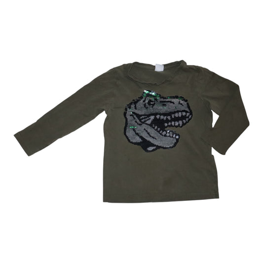 Långärmad T-shirt från LINDEX - Storlek 104 - Mörkgrön