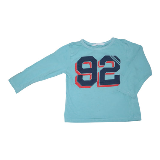 Långärmad T-shirt från H&M - Storlek 104 - Ljusblå