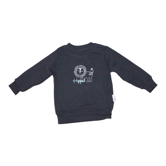 Tröja - Storlek 68/74 - Mörkgrå