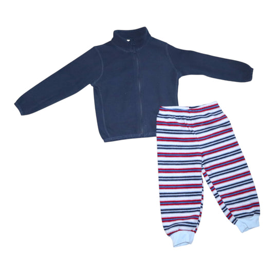 Tröja & Byxori fleece Matchande Set från McKINLEY - Storlek 86/92 - Mörkblå (Multi)