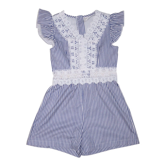 Jumpsuit/ Byxdress från SHEIN - Storlek 128 - Blå & Vit