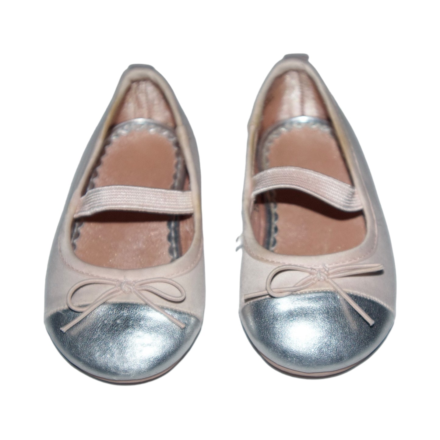 Ballerinaskor Från H&M - Storlek 18/19 - Ljusrosa & Silver