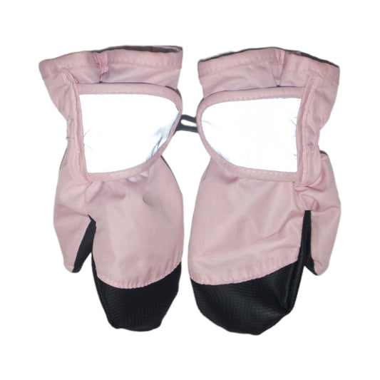 Fleecefodrade Vattentäta Vantar - från mywear - Storlek 86/98( 1-3 år) - Rosa