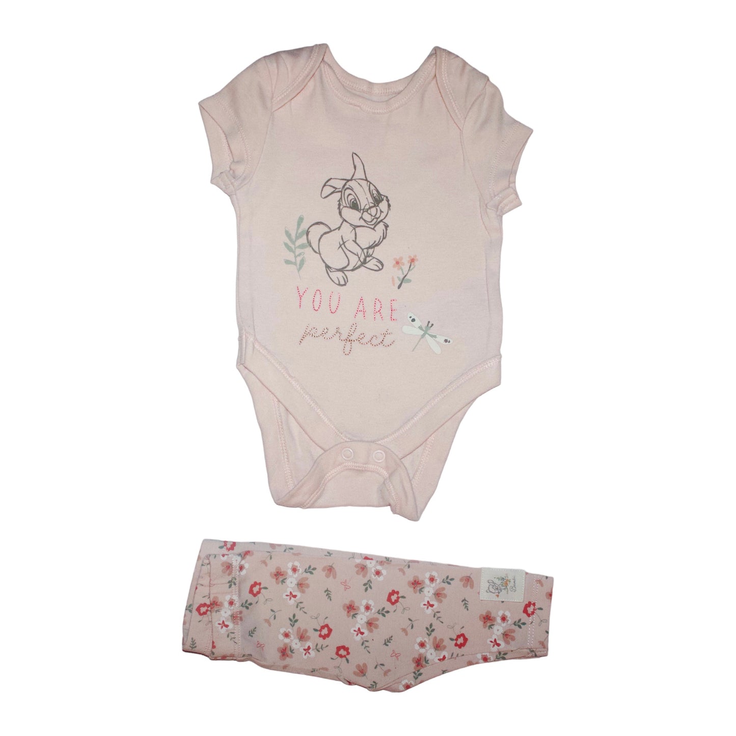 Body & Byxor Matchande set från PRIMARK - Storlek 62 - Rosa