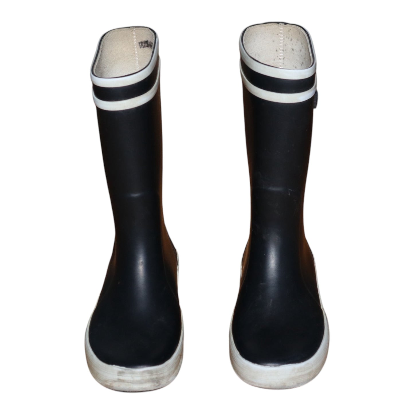 Ofodrade Gummistövlar från AIGLE - Storlek 30 ( Innermått 19.5 cm) - Svart & Vit