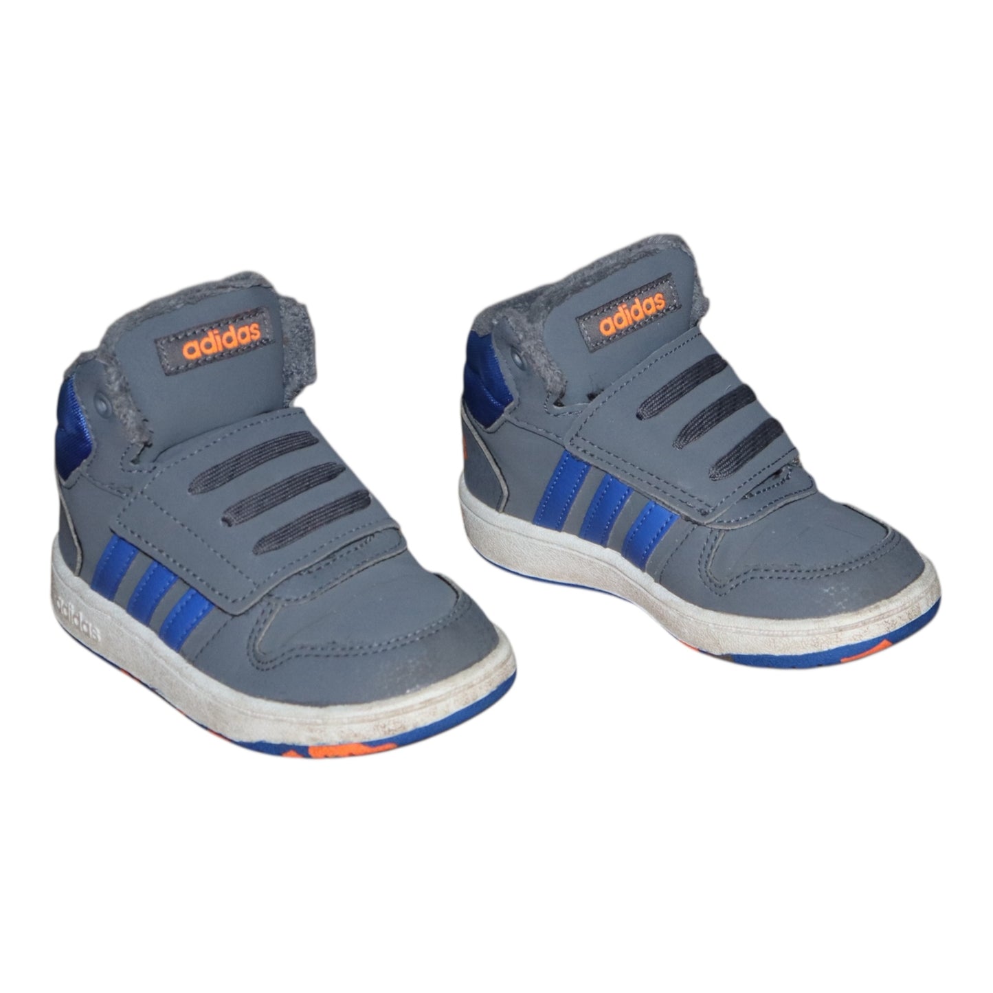 Fodrade Sneakers från adidas - Storlek 25.5 (Innermått 15cm) - Grå (Multi)