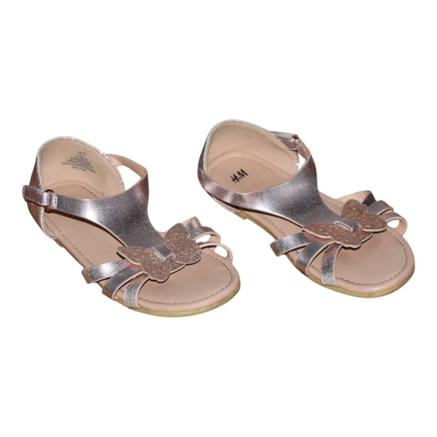 Sandaler från H&M - Storlek 32 (Innermått 20cm) - Guld