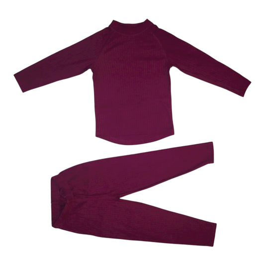 Underställ - Tröja & Byxor Set från Trekmates - Storlek 110 - Rödbrun