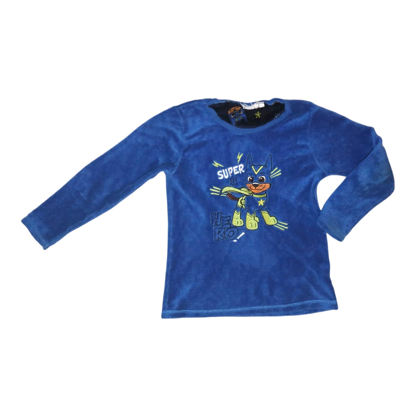 Tröja i Fleece - Storlek 122/128 - Blå