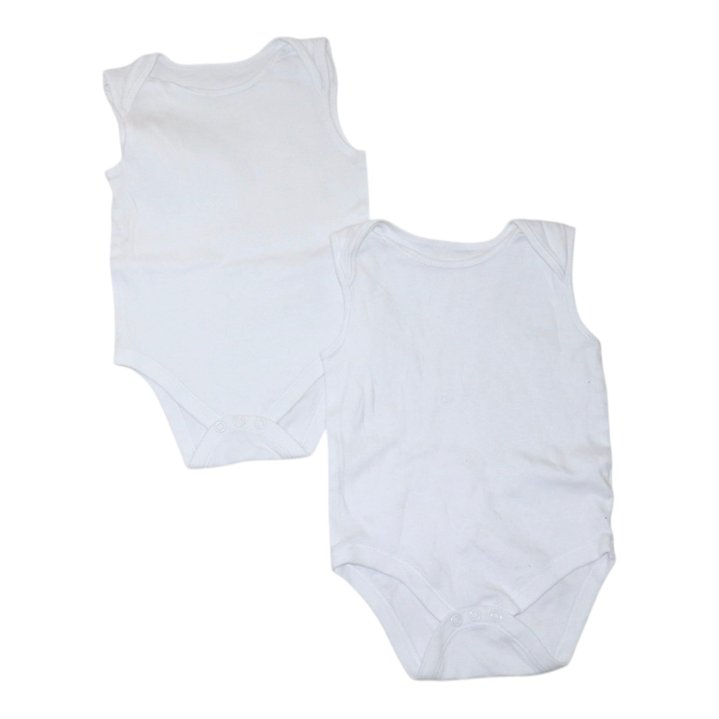 Linne Body (2 Pack) - Storlek 86 - Vit