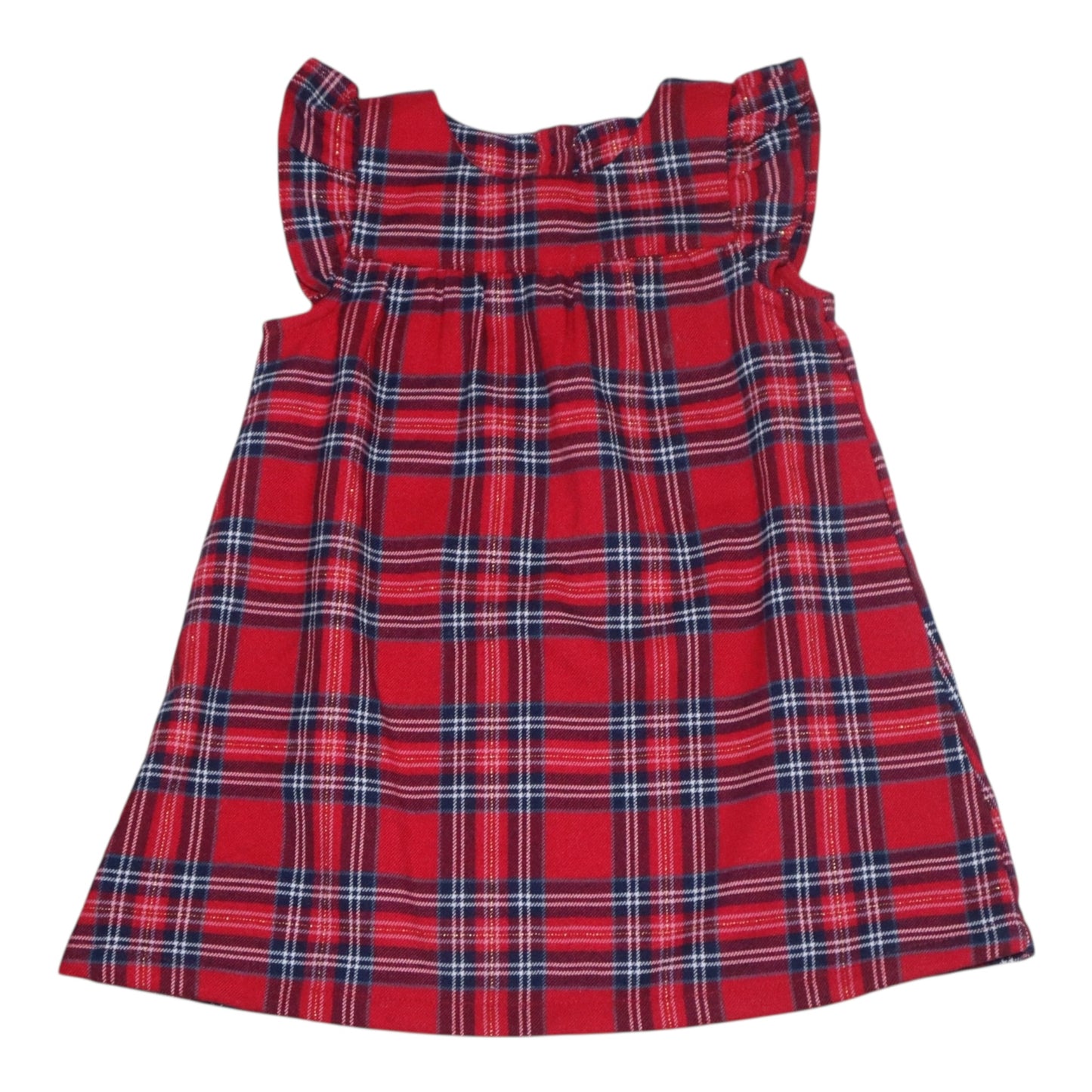 Linne Klänning från H&M - Storlek 80 - Röd