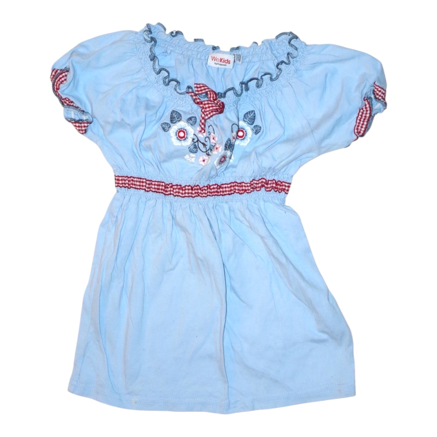 Kortärmad Blus från Kappahl - Storlek 110/116 - Ljusblå