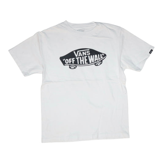 Kortärmad T-shirt från VANS - Storlek 146/152 (10-12) - Vit