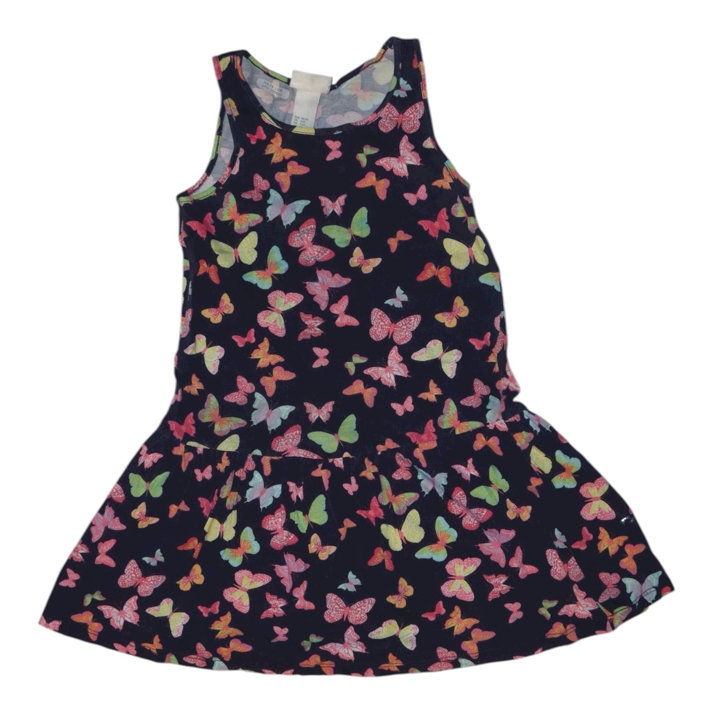 Linne Klänning (3 Pack) från H&M - Storlek 110/116 - Rosa & Grön (Multi)