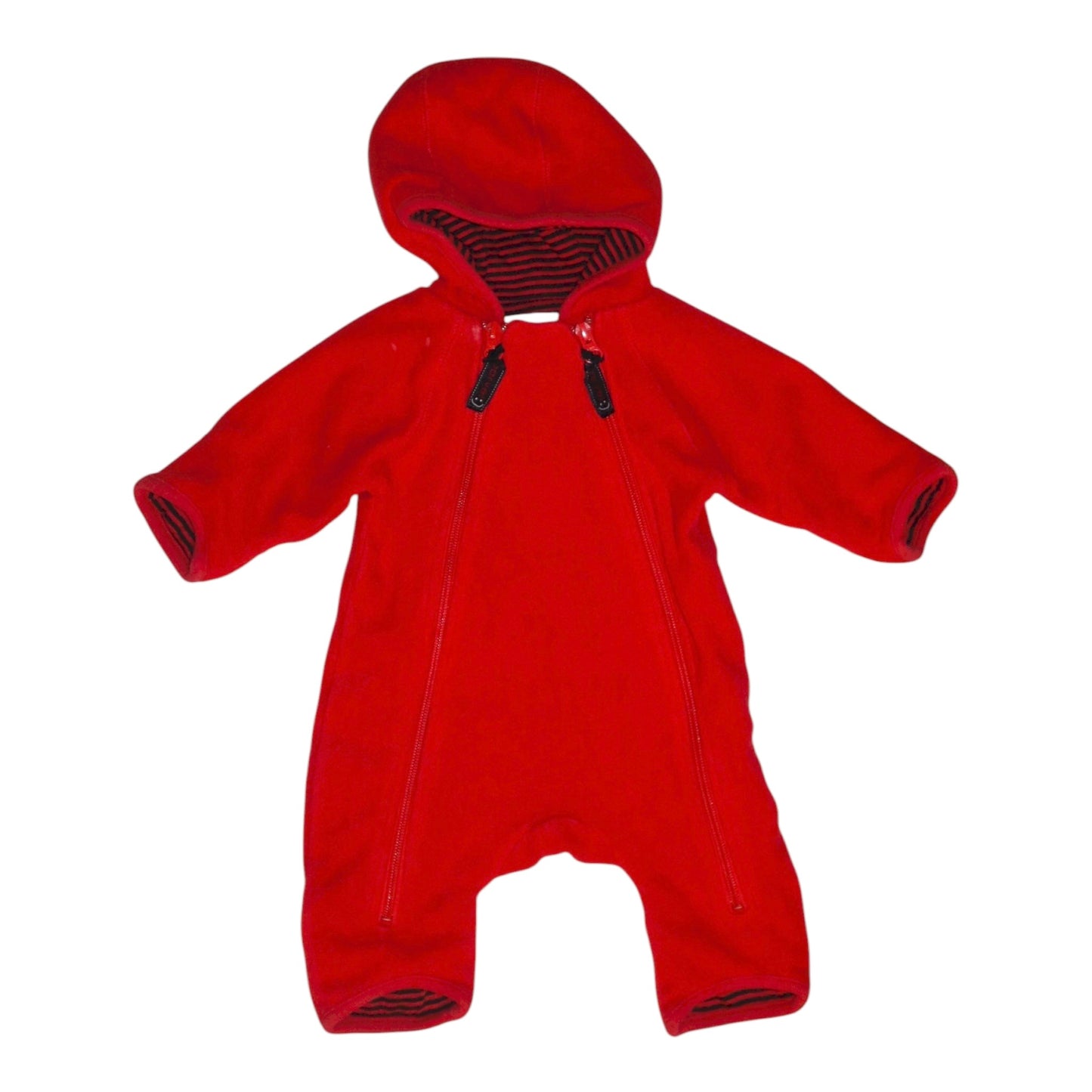 Fleeceoverall från AHLENS - Storlek 50/56 - Röd