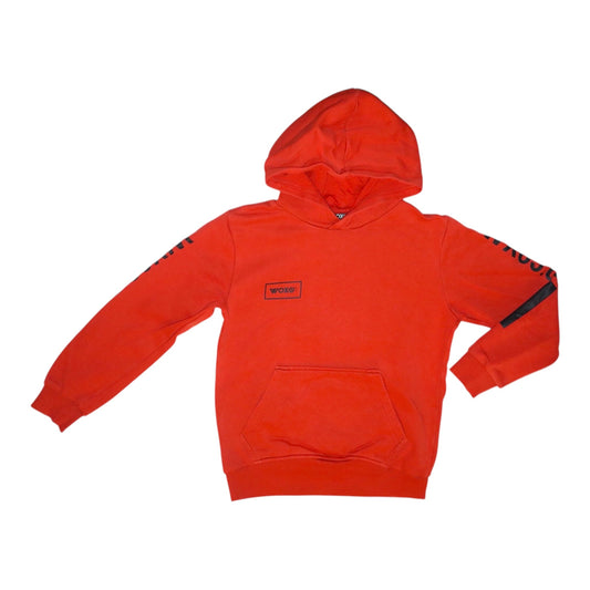 Tröja med Huva från WOXO - Storlek 134/140 - Orange