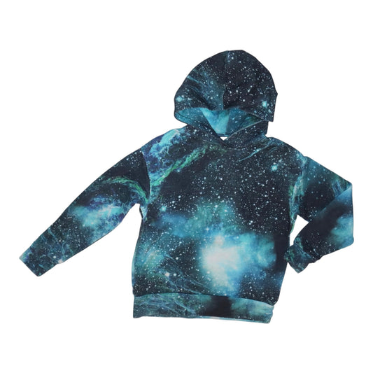 Tröja med Huvat från LINDEX - Storlek 134/140 - Blå (Multi)