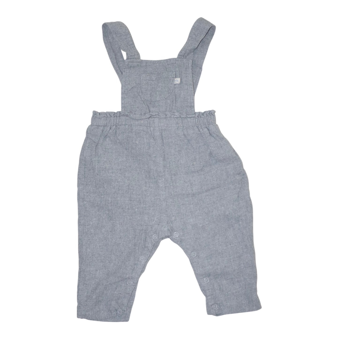 Kortärmad Byxdress/ Jumpsuit från Eadet Rousselle - Storlek 80 - Ljusgrå