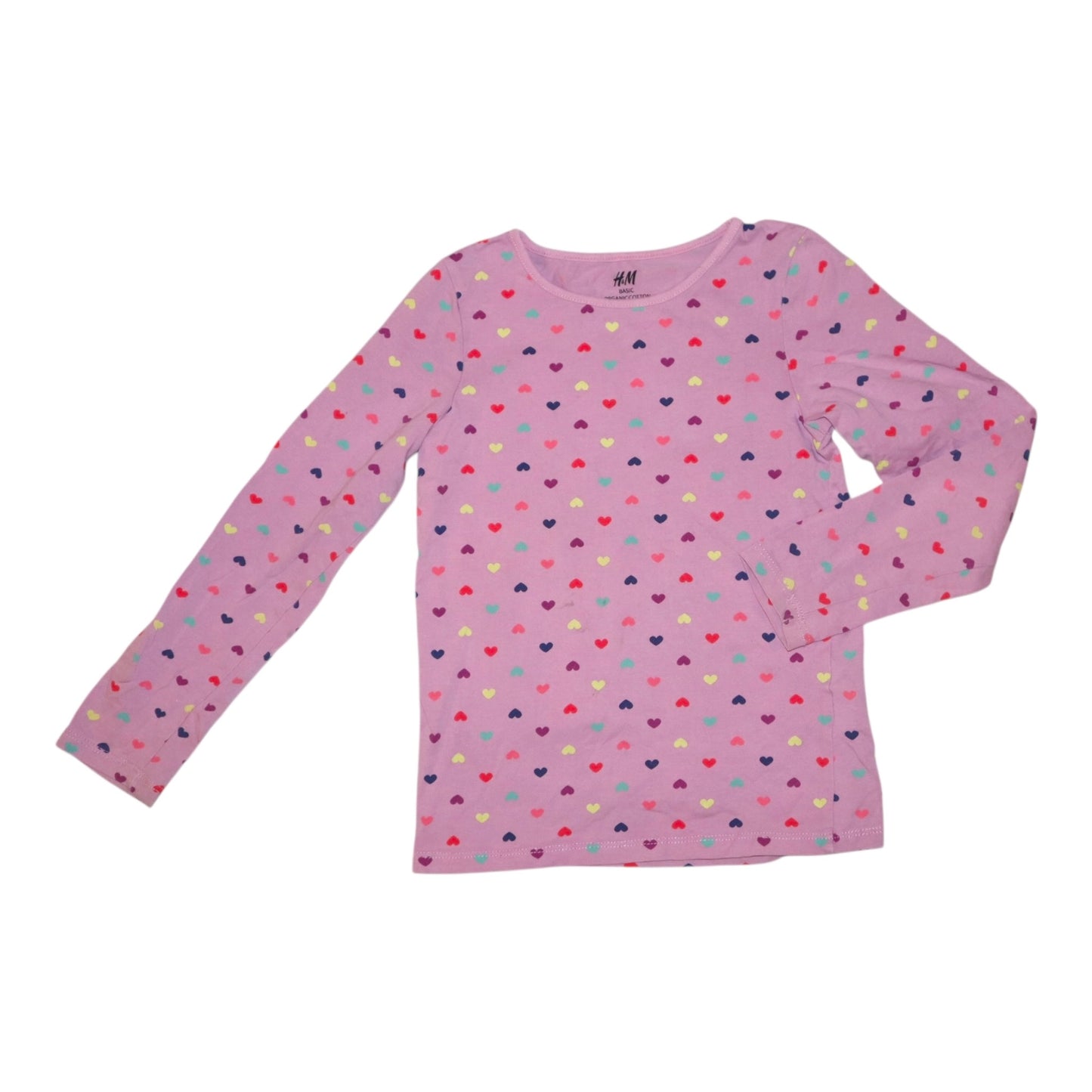 Långärmad T-shirt (2 Pack) från H&M - Storlek 110/116 - Lila & Rosa (Multi)