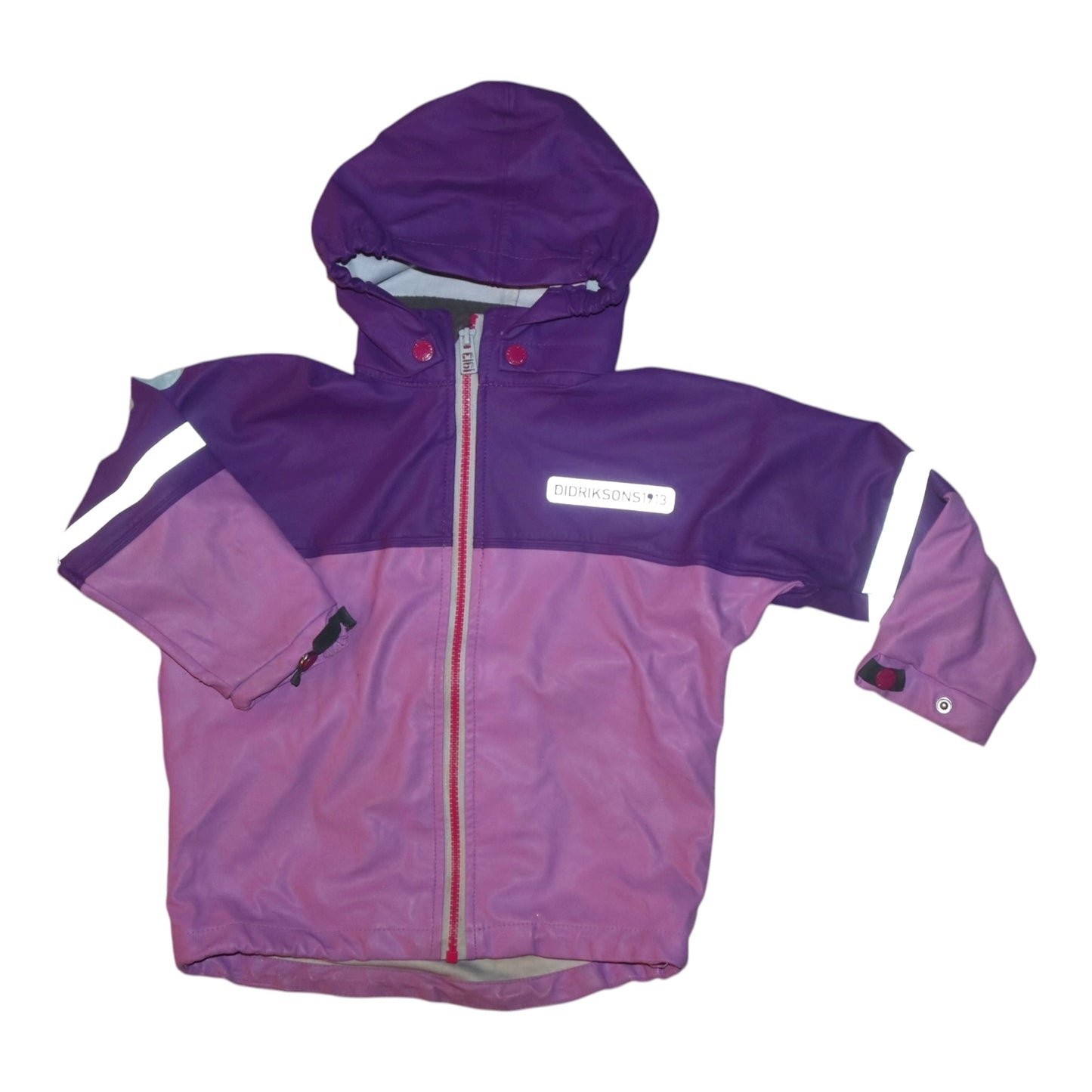 Ofodrad Regnjacka från DIDRIKSONS - Storlek 100 - Lila & Ljuslila