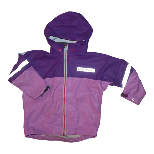 Ofodrad Regnjacka från DIDRIKSONS - Storlek 100 - Lila & Ljuslila