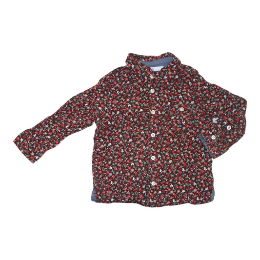 Långärmad Skjorta från Åhlens - Storlek 86 - Brun (Multi)