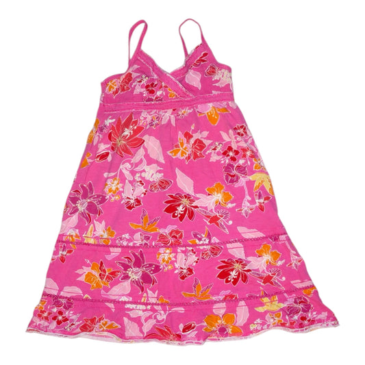 Linne Klänning från H&M - Storlek 110/116 - Rosa (Multi)