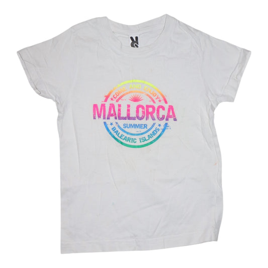 Kortärmad T-shirt från ROLY KIDS - Storlek 116 - Vit