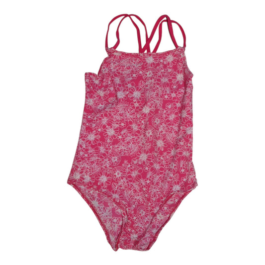 Baddräkt - Storlek 110/116 - Rosa & Vit