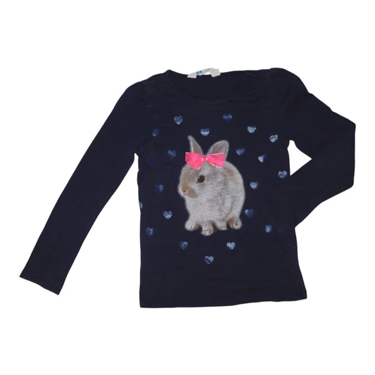 Långärmad T-shirt från H&M - Storlek 110/116 - Mörkblå