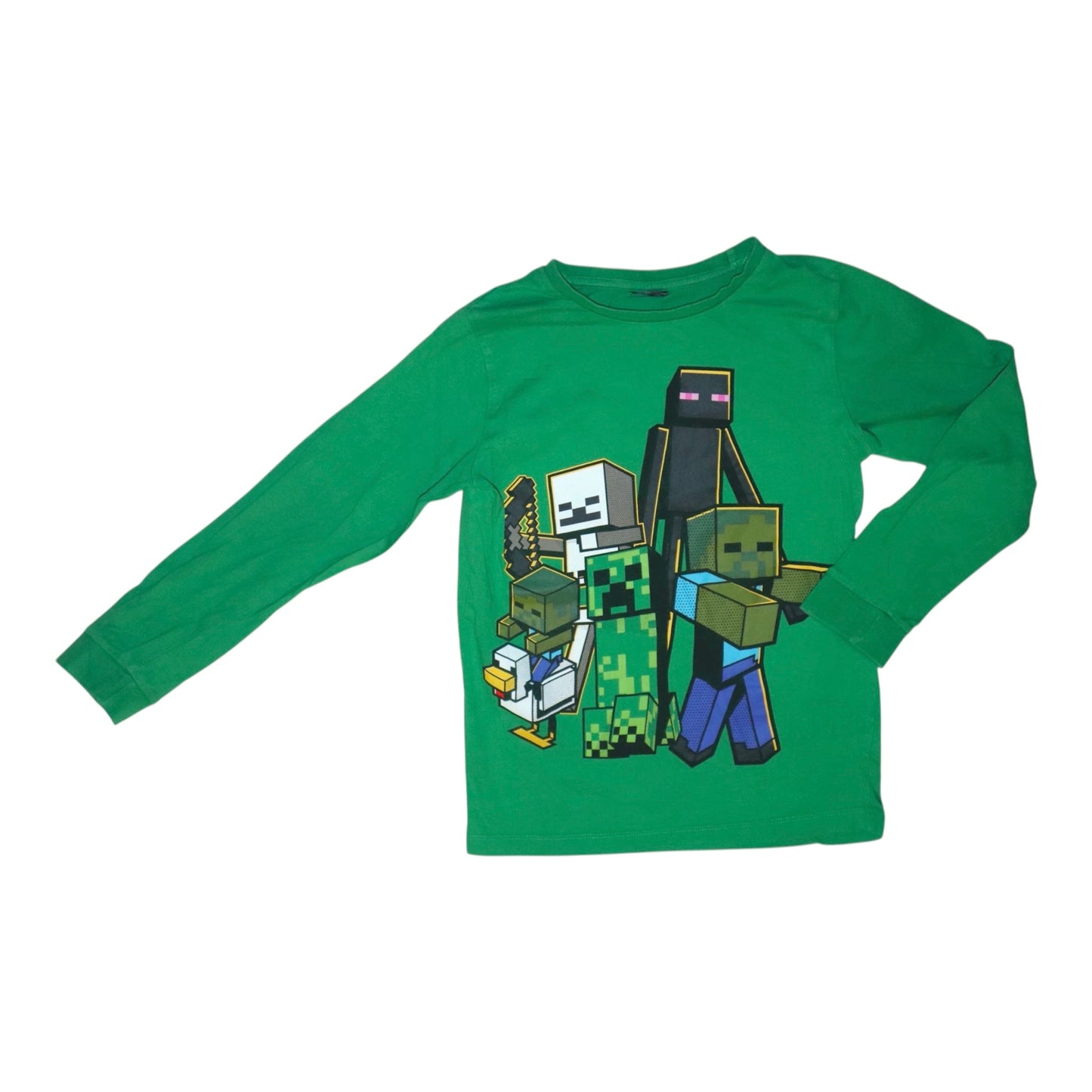 Pyjamas Tröja & Byxor Matchende Set från Kappahl - Storlek 134/140 - Svart & Grön