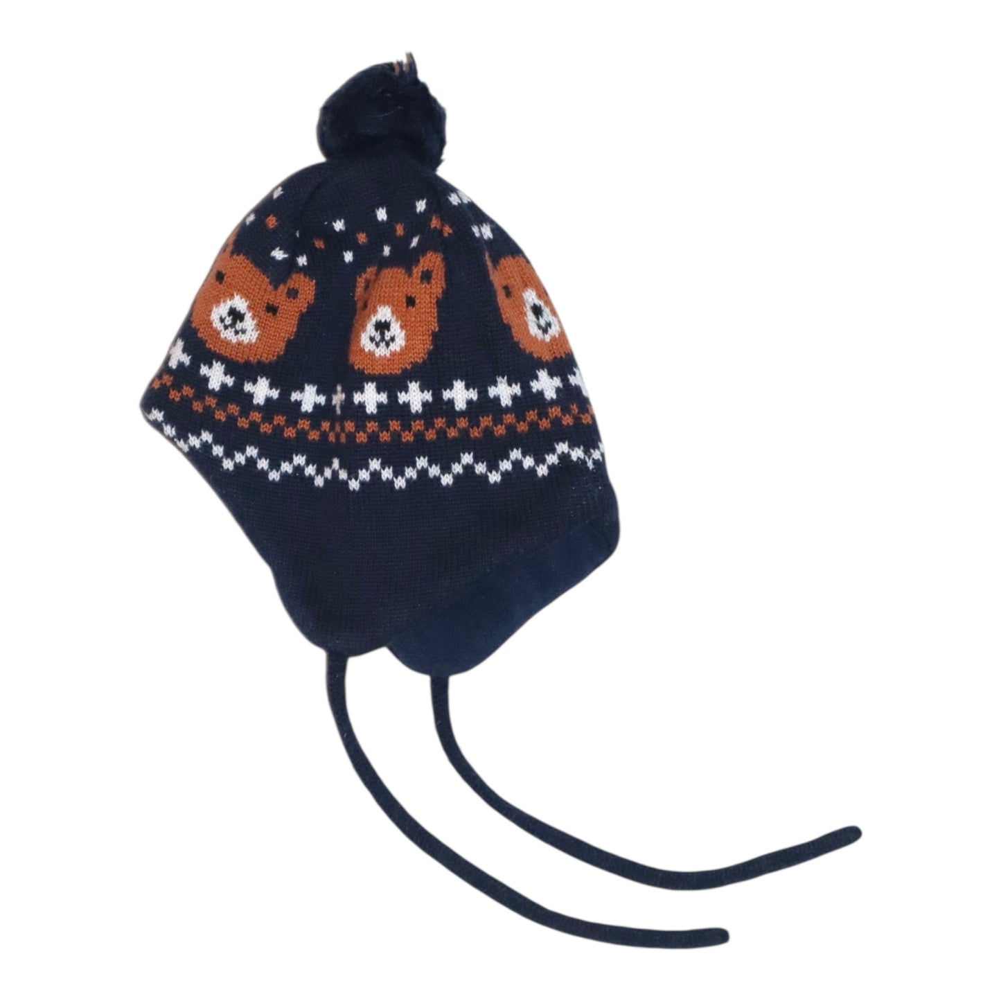 Vinter Mössa Från H&M - Storlek 62/68 - Mörkblå (Multi)