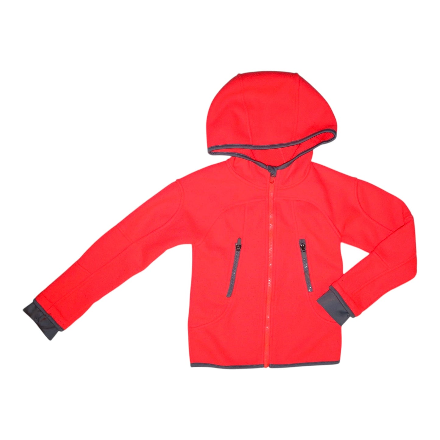 Jacka i Fleece från H&M Sports - Storlek 122/128 - Orange