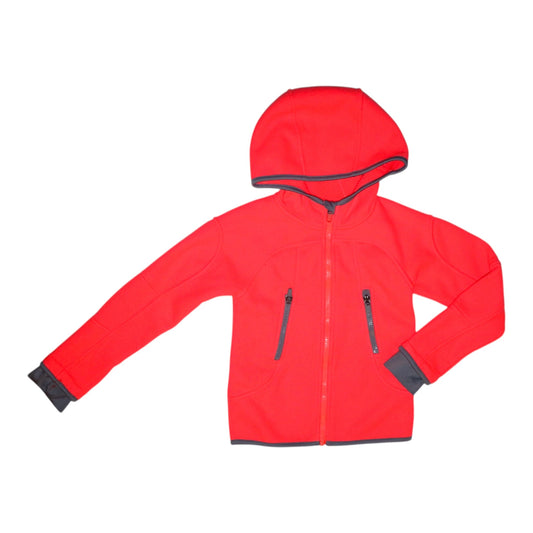 Jacka i Fleece från H&M Sports - Storlek 122/128 - Orange