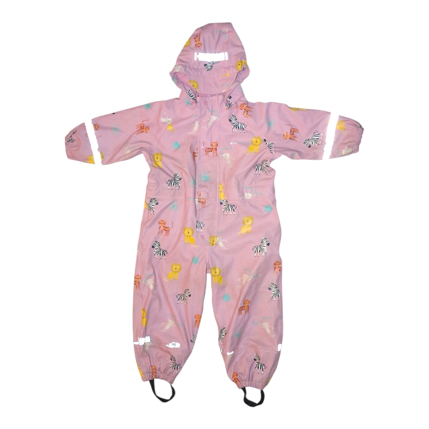 Fodrad Regnoverall från NORDBJØRN - Storlek 92 - Rosa (Multi)